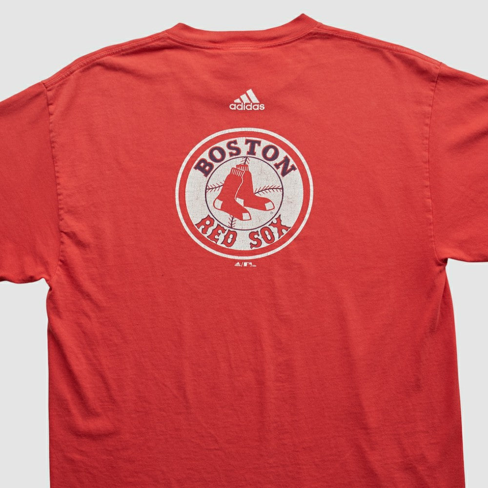 Boston Red Sox Adidas 2000s T-shirt - Red Vintage