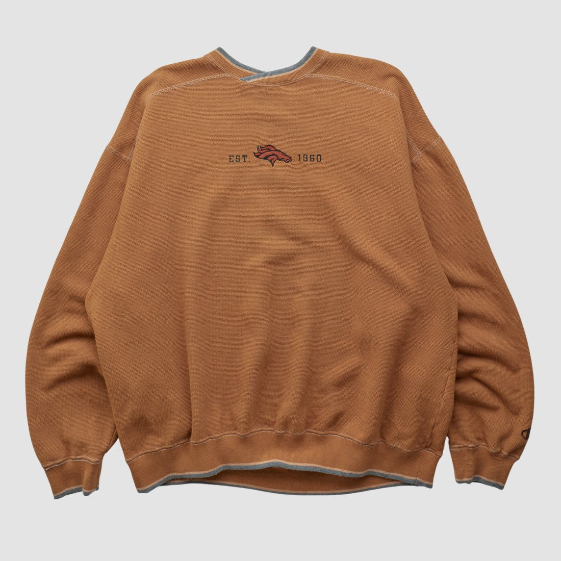 Denver Broncos Champion 2000s Pullover Sweatshirt - Clay Vintage discount