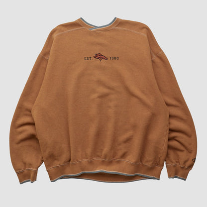 Denver Broncos Champion 2000s Pullover Sweatshirt - Clay Vintage discount