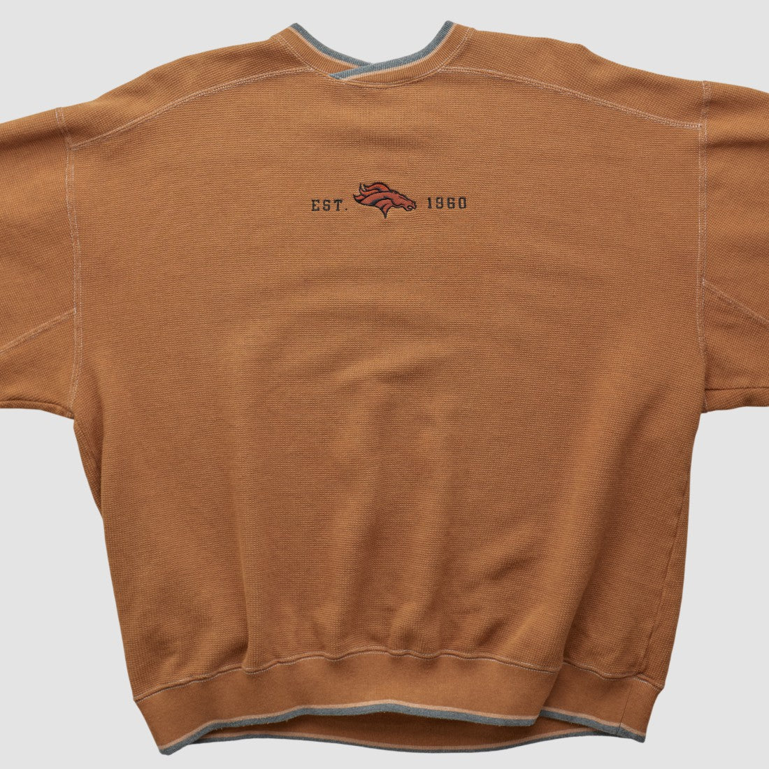 Denver Broncos Champion 2000s Pullover Sweatshirt - Clay Vintage discount
