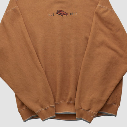 Denver Broncos Champion 2000s Pullover Sweatshirt - Clay Vintage discount