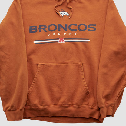 Denver Broncos NFL 2010s Hooded Pullover Sweatshirt - Clay Vintage discount