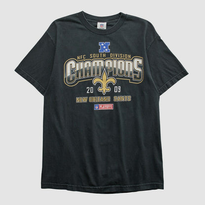 New Orleans Saints NFL 2009 T-shirt - Black Vintage cheap