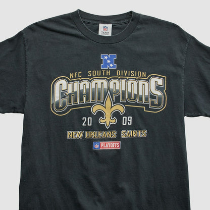 New Orleans Saints NFL 2009 T-shirt - Black Vintage cheap