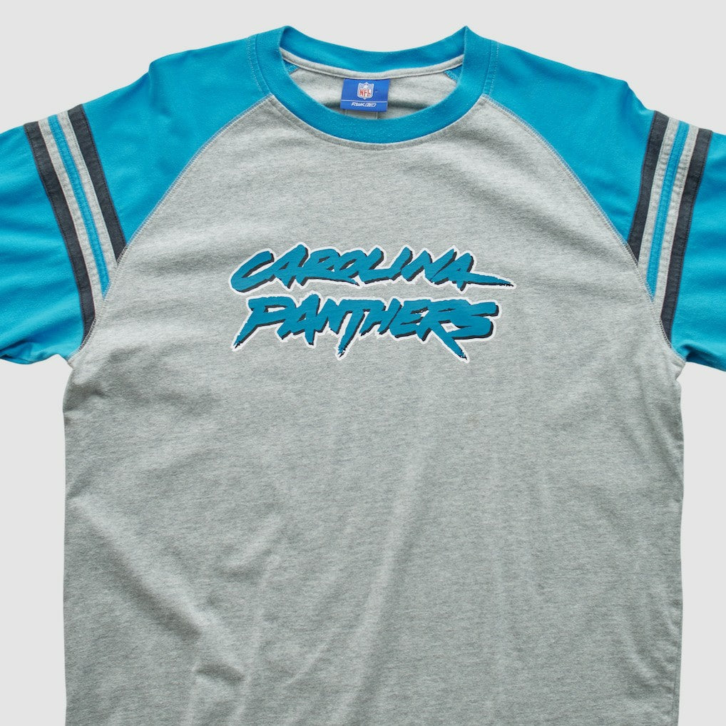 Carolina Panthers Reebok 2000s Long Sleeve T-shirt - Heather Gray Vintage cheap