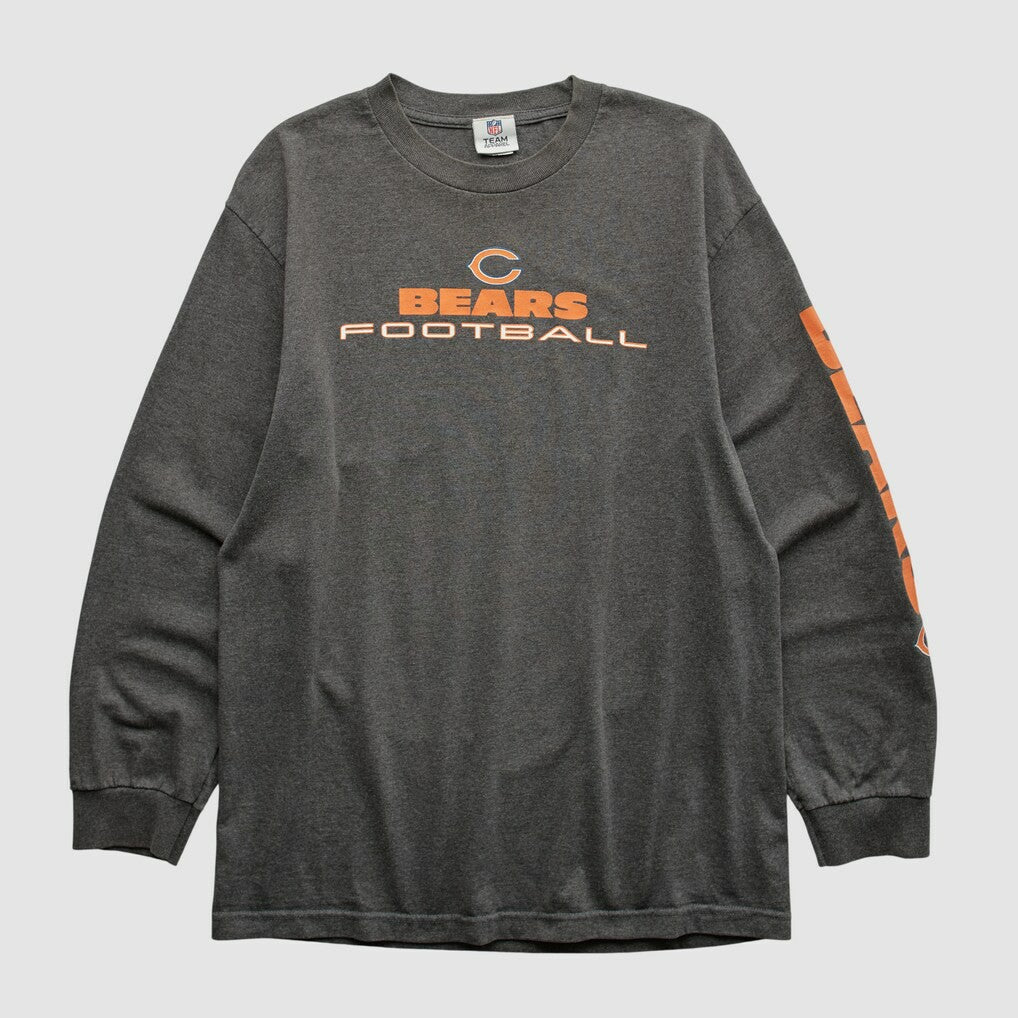 Chicago Bears NFL 2010s Long Sleeve T-shirt - Dark Heather Gray Vintage online
