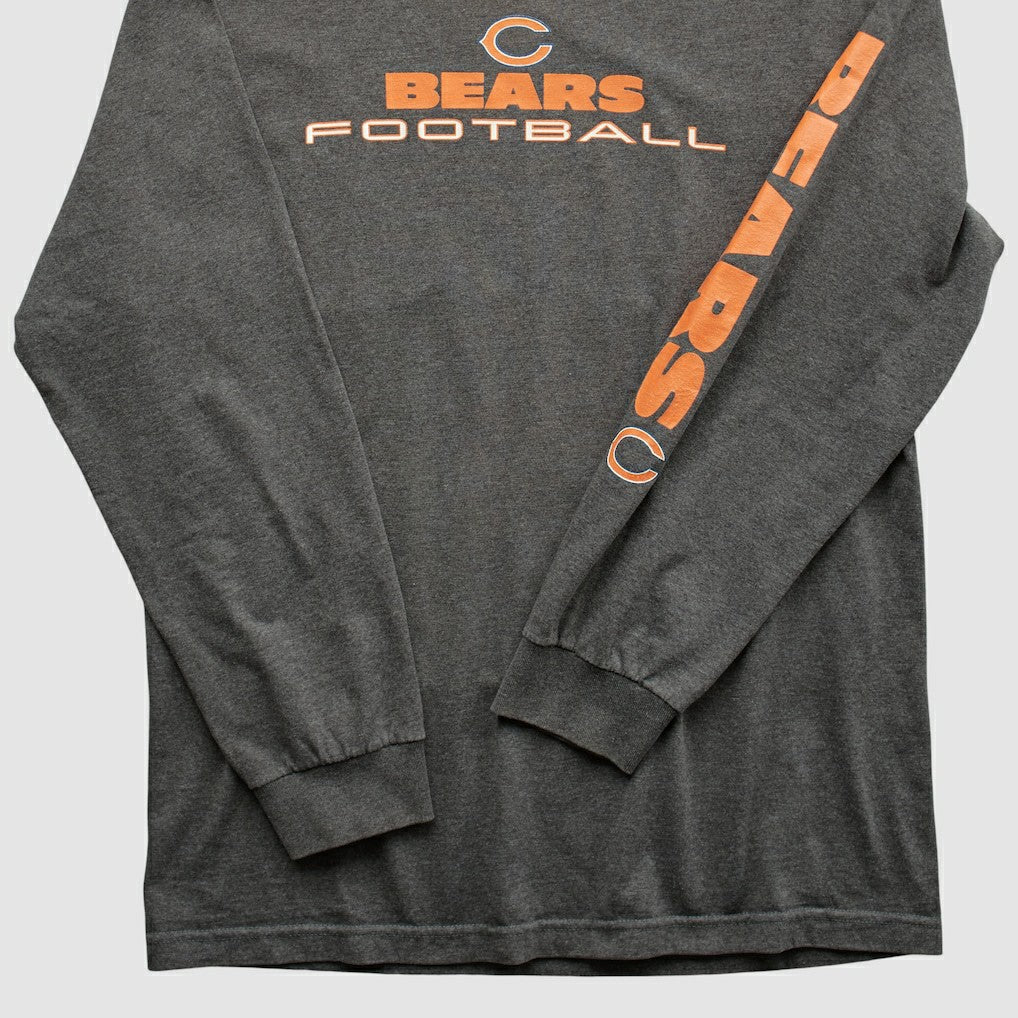 Chicago Bears NFL 2010s Long Sleeve T-shirt - Dark Heather Gray Vintage online