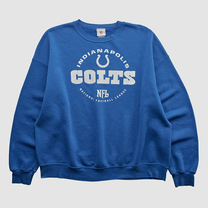 Indianapolis Colts NFL 2000s Pullover Sweatshirt - Blue Vintage for sale
