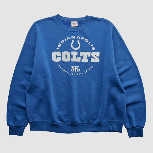 Indianapolis Colts NFL 2000s Pullover Sweatshirt - Blue Vintage for sale