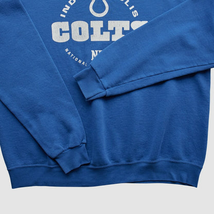 Indianapolis Colts NFL 2000s Pullover Sweatshirt - Blue Vintage for sale