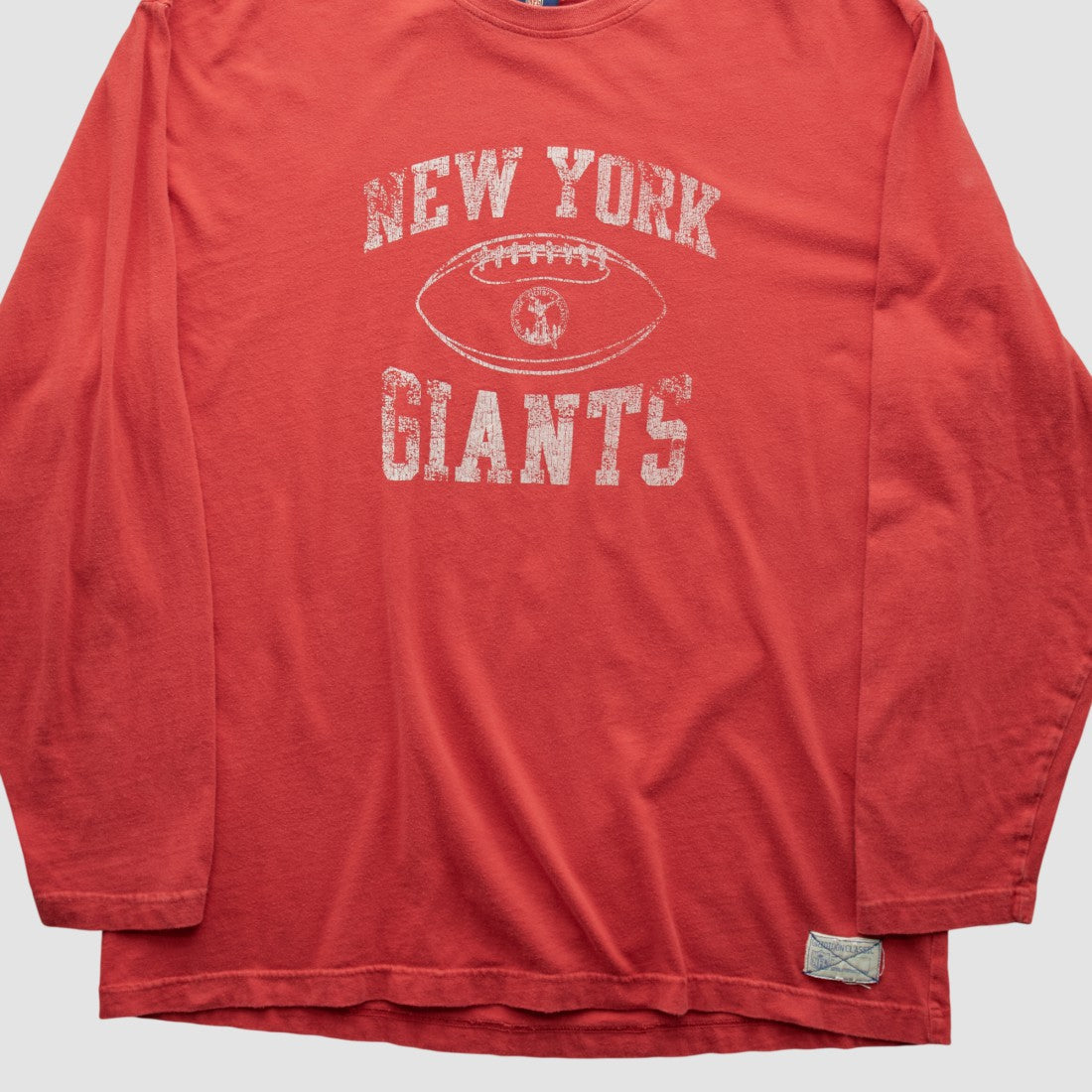 New York Giants Reebok 2000s Long Sleeve T-shirt - Red Vintage sale