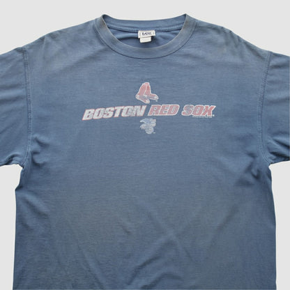 Boston Red Sox Lee Apparel 2000s T-shirt - Blue Vintage