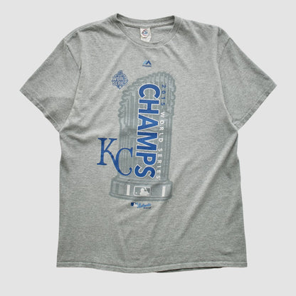 Kansas City Royals Delta 2015 T-shirt - Heather Gray Vintage