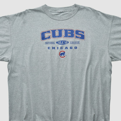 Chicago Cubs 2000s T-shirt - Heather Gray Vintage