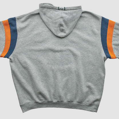 Denver Broncos NFL 2000s Hooded Pullover Sweatshirt - Heather Gray Vintage cheap
