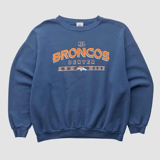 Denver Broncos NFL 2000s Pullover Sweatshirt - Navy Vintage online