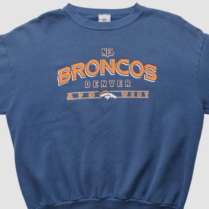 Denver Broncos NFL 2000s Pullover Sweatshirt - Navy Vintage online