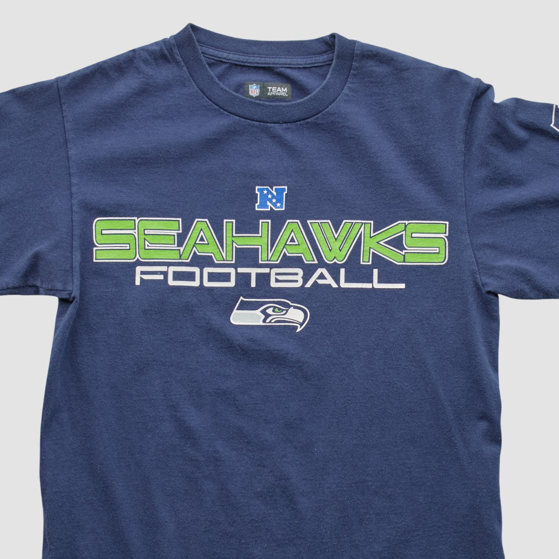 Seattle Seahawks NFL 2010s Long Sleeve T-shirt - Navy Vintage discount