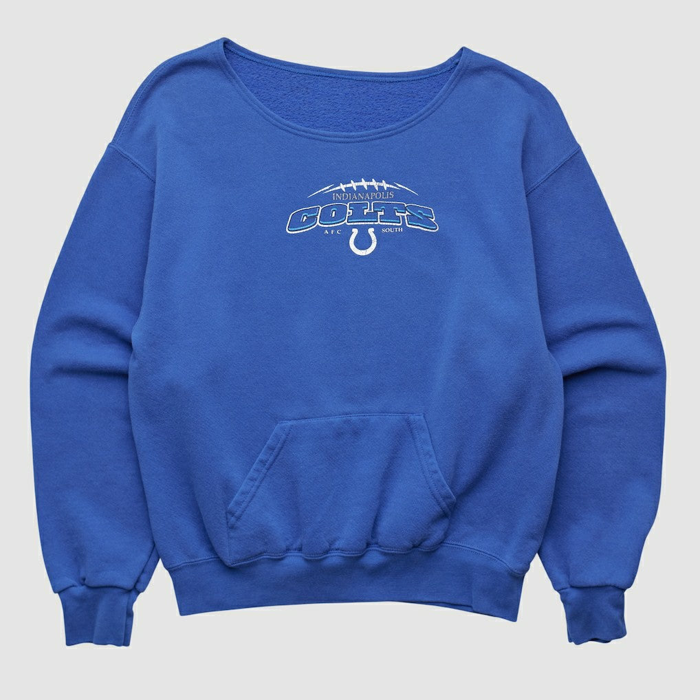 Indianapolis Colts 2000s Pullover Sweatshirt - Blue Vintage for sale