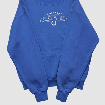 Indianapolis Colts 2000s Pullover Sweatshirt - Blue Vintage for sale