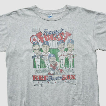 Boston Red Sox Salem Sportswear 90s T-shirt - Heather Gray Vintage