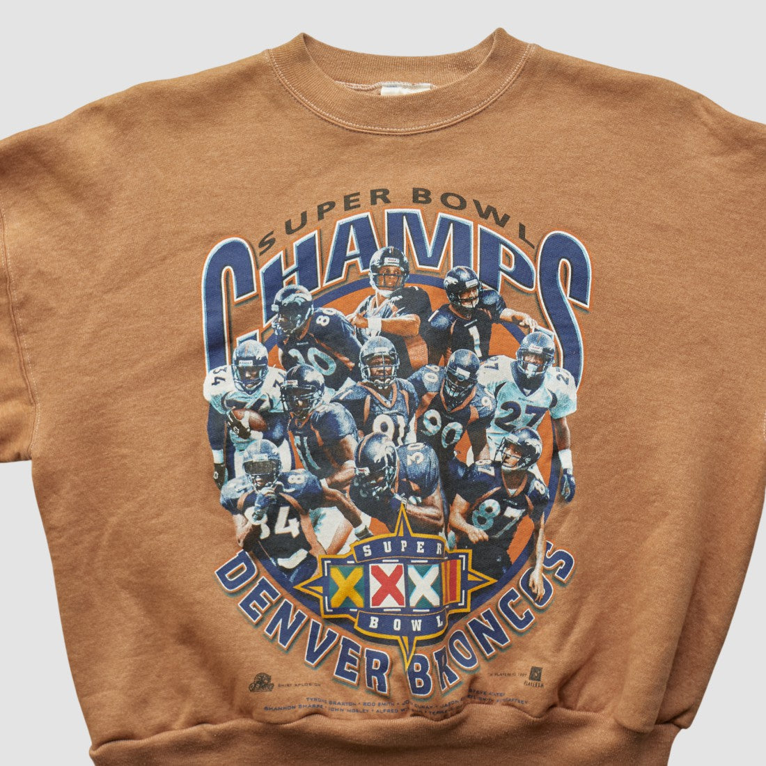 Denver Broncos Hanes 1998 Pullover Sweatshirt - Clay Vintage outlet