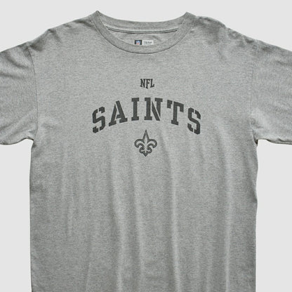 New Orleans Saints NFL Long Sleeve T-shirt - Heather Gray Vintage for sale