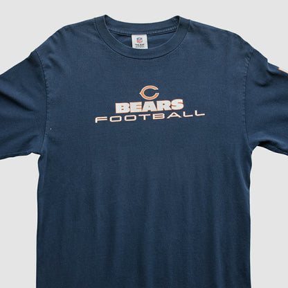 Chicago Bears NFL 2010s Long Sleeve T-shirt - Navy Vintage sale