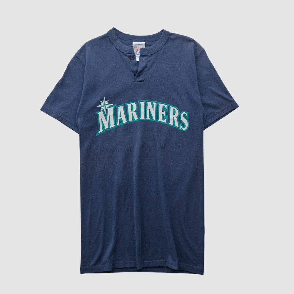 Seattle Mariners Genuine Merchandise 2000s T-shirt - Navy Vintage