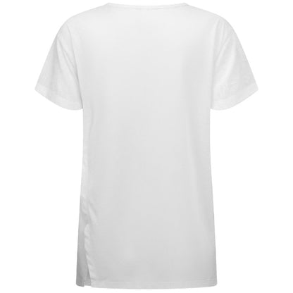Atlanta Braves Levelwear Women's Blue Haven Influx Cornerstone T-Shirt - White