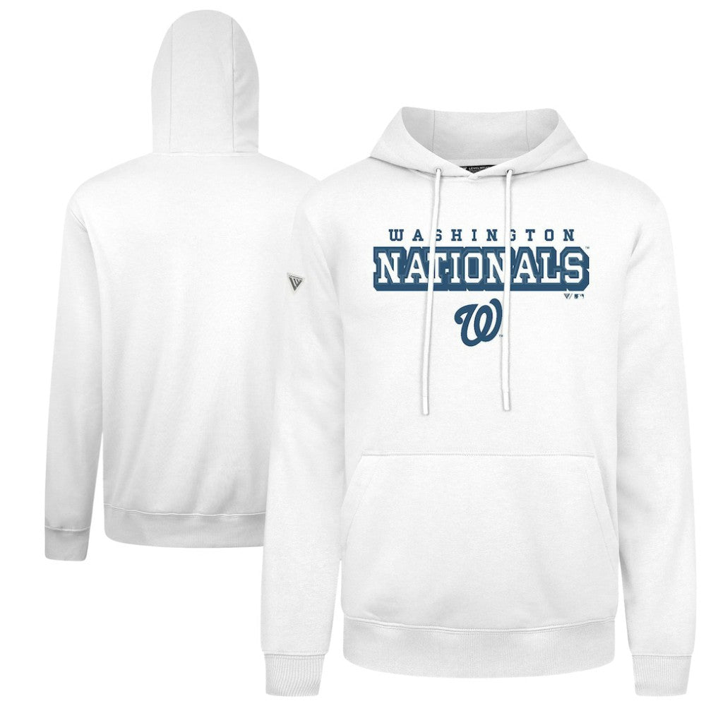Washington Nationals Levelwear Podium Hoodie - White