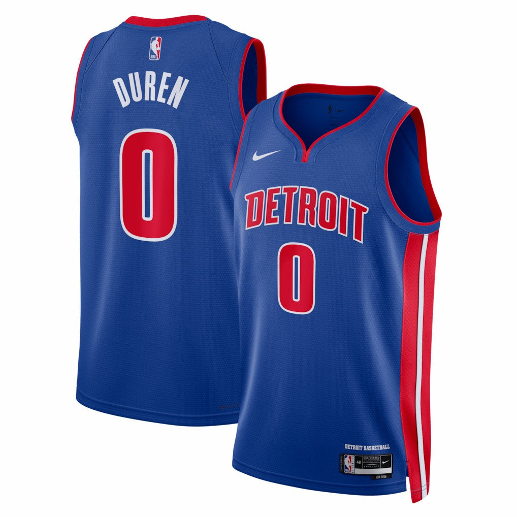 Jalen Duren Detroit Pistons Unisex Swingman Jersey sale - Icon Editi- Blue | Nike sale