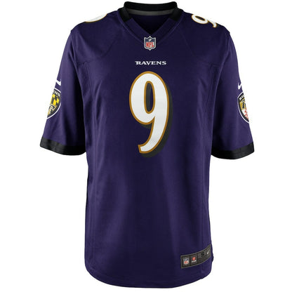 Justin Tucker Baltimore Ravens Youth Game Jersey - Purple | Nike on sale
