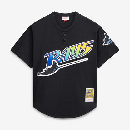 Wade Boggs Tampa Bay Rays Authentic Batting Practice Jersey - Black | Mitchell & Ness