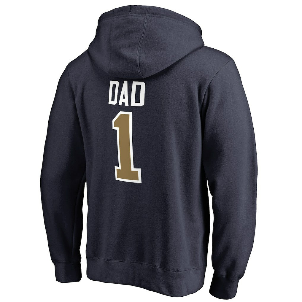 New Orleans Pelicans #1 Dad Pullover Hoodie - Navy sale