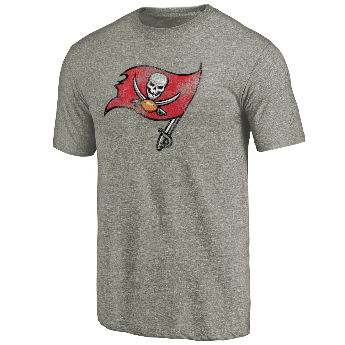 Tampa Bay Buccaneers Distressed Team T-Shirt - Ash cheap