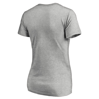 Memphis Grizzlies Women's Overtime V-Neck T-Shirt - Heather Gray sale