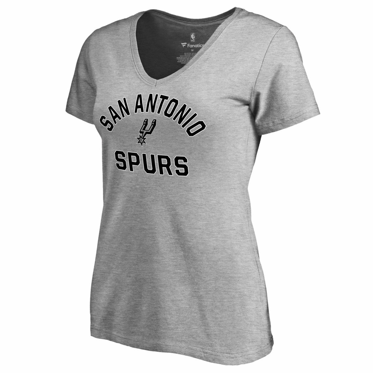 San Antonio Spurs Women's Overtime V-Neck T-Shirt - Heather Gray outlet