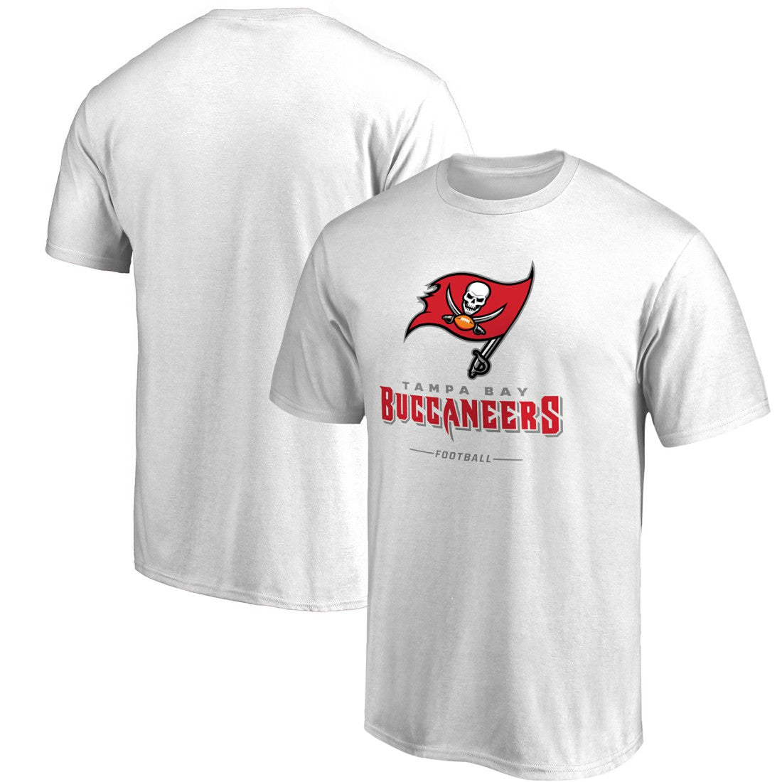 Tampa Bay Buccaneers Team Lockup T-Shirt - White cheap