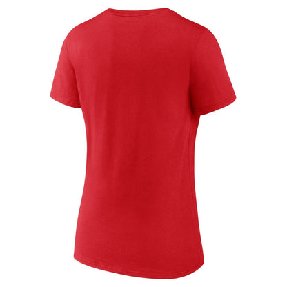 Minnesota Twins Women's Secondary Color Primary Logo T-Shirt - Red
