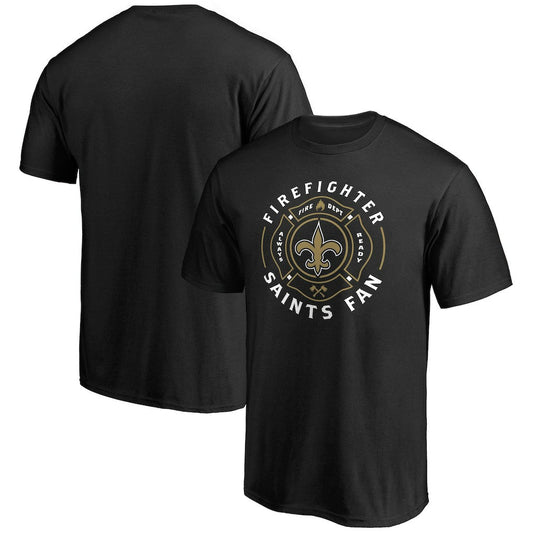 New Orleans Saints Black Firefighter T-Shirt online