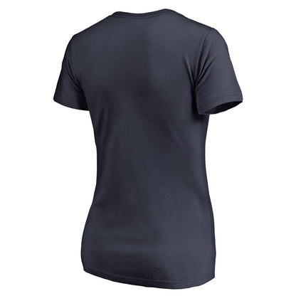 Denver Broncos Women's Faith Family V-Neck T-Shirt - Navy outlet