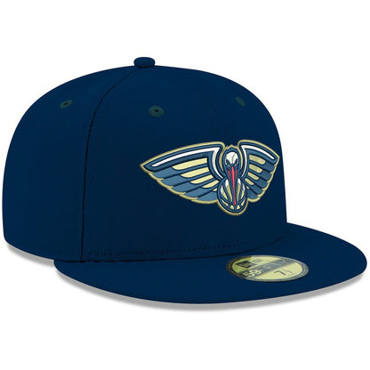 New Orleans Pelicans Team Color 59FIFTY Fitted Hat - Navy | New Era outlet
