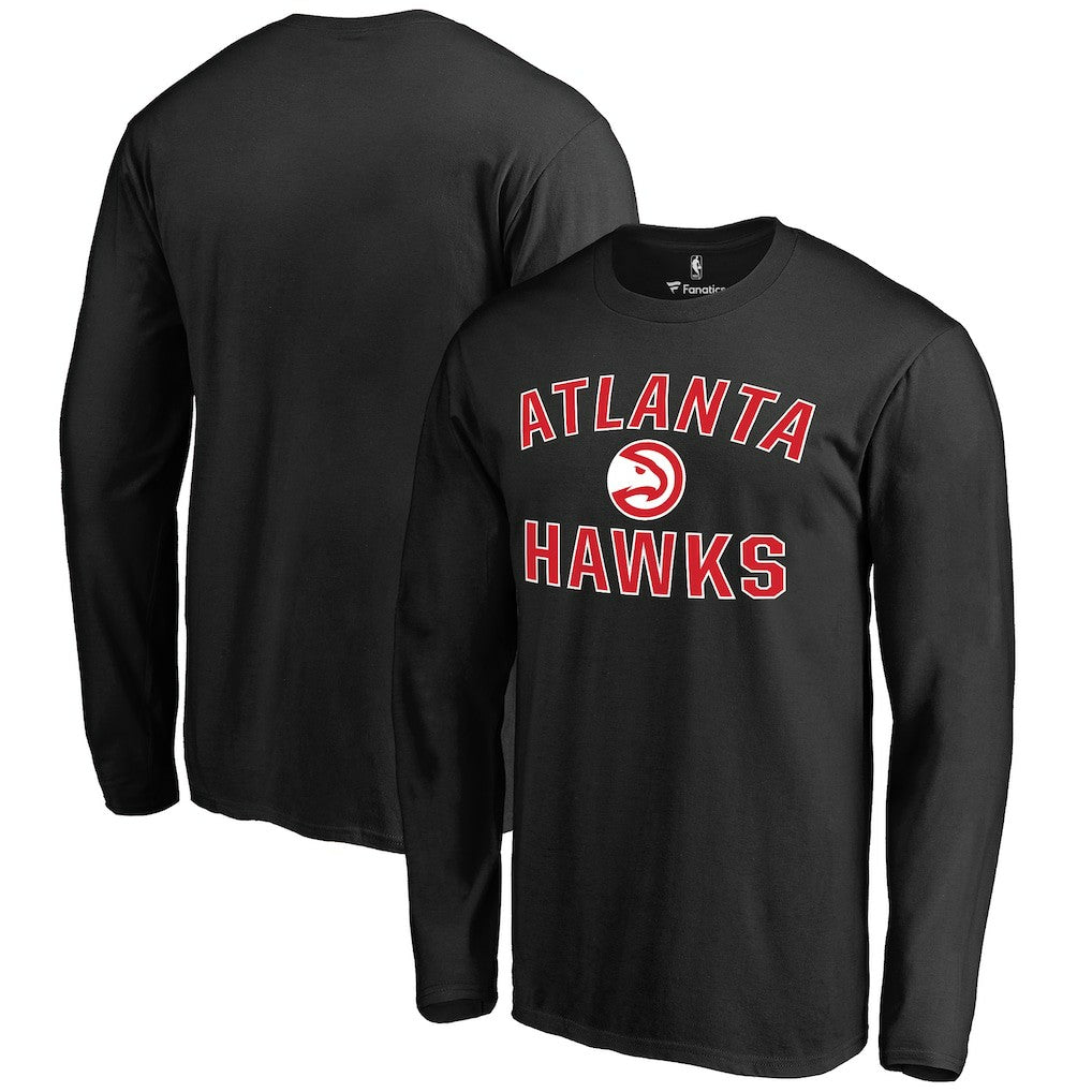 Atlanta Hawks Victory Arch Long Sleeve T-Shirt - Black for sale