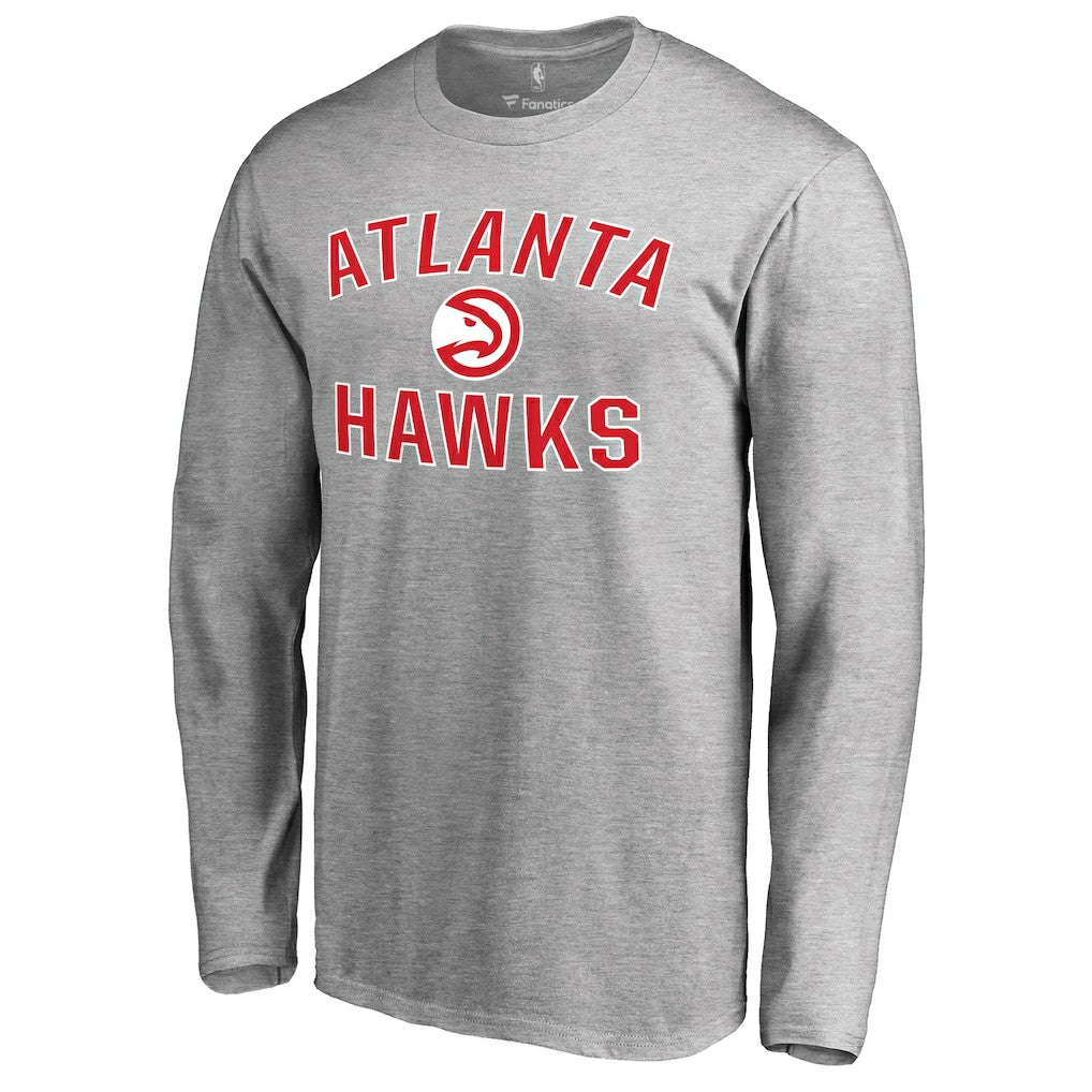 Atlanta Hawks Victory Arch Long Sleeve T-Shirt - Ash on sale