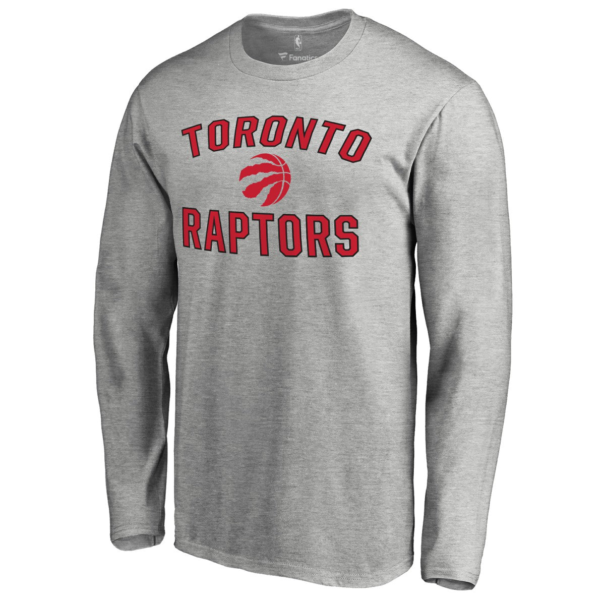 Toronto Raptors Victory Arch Long Sleeve T-Shirt - Ash for sale
