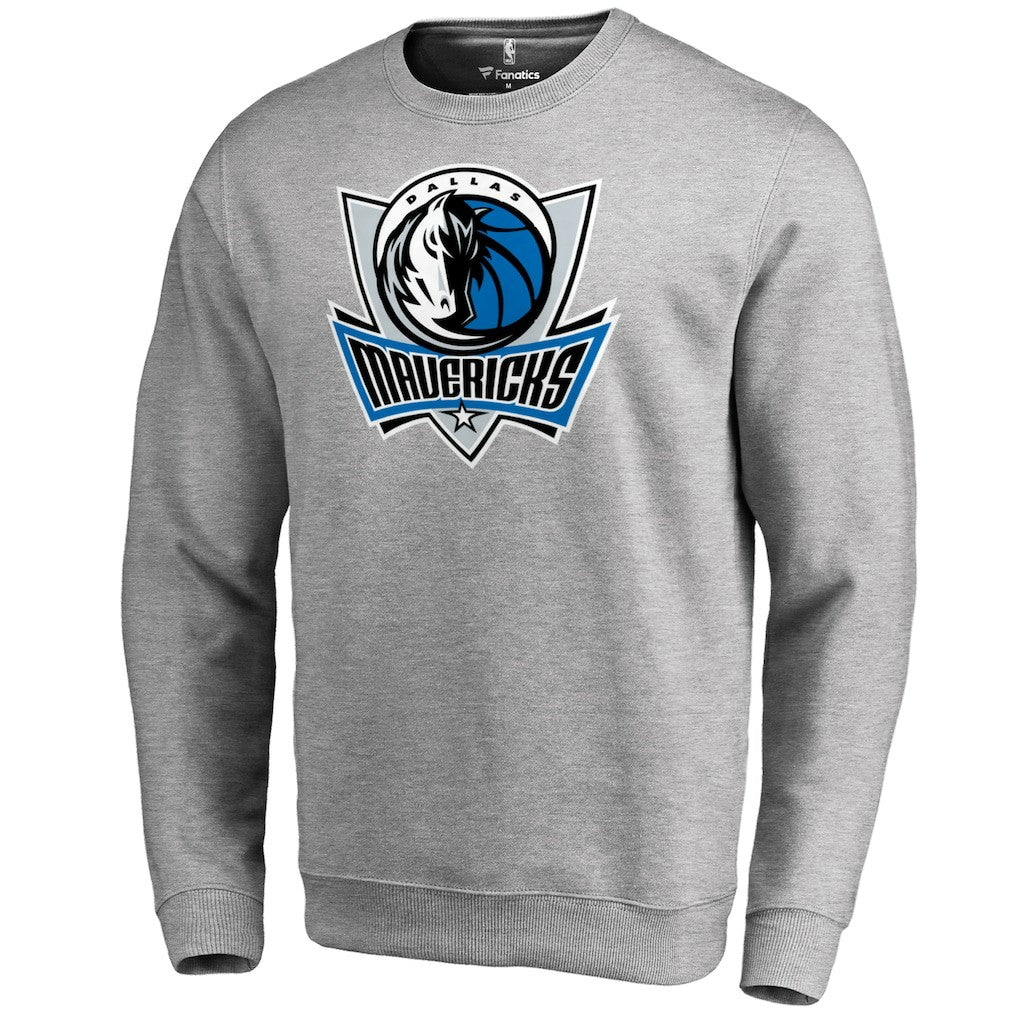 Dallas Mavericks Primary Logo Sweatshirt sale - Heathered Gray sale