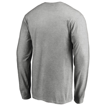 Portland Trail Blazers Primary Logo Long Sleeve T-Shirt - Heather Gray on sale