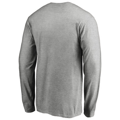 Toronto Raptors Primary Logo Long Sleeve T-Shirt - Heather Gray outlet