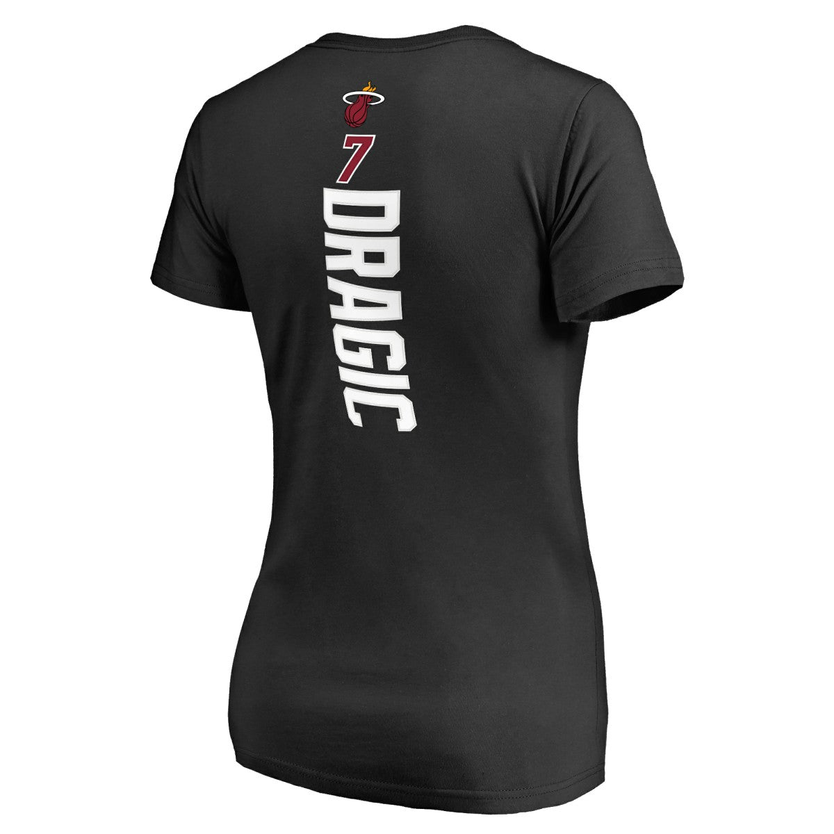 Goran Dragic Miami Heat Women's Backer V-Neck T-Shirt - Black sale